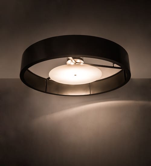 Cilindro Chic 12 Light 72" Wide Semi-Flush Drum Ceiling Fixture