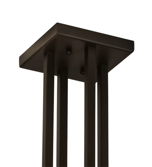 Mission Prime 4 Light 31" Wide Semi-Flush Square Ceiling Fixture