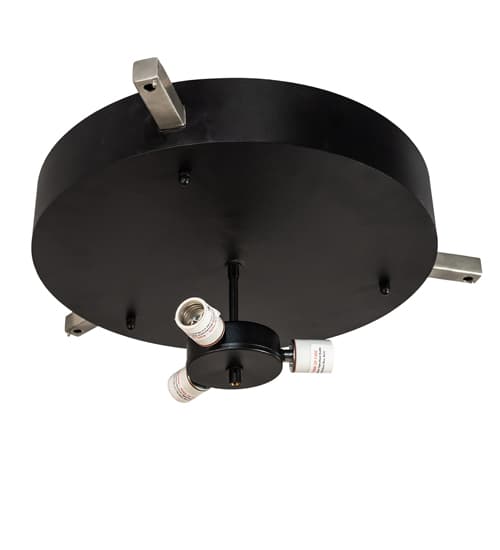 Nathan 3 Light 24" Wide Semi-Flush Drum Ceiling Fixture