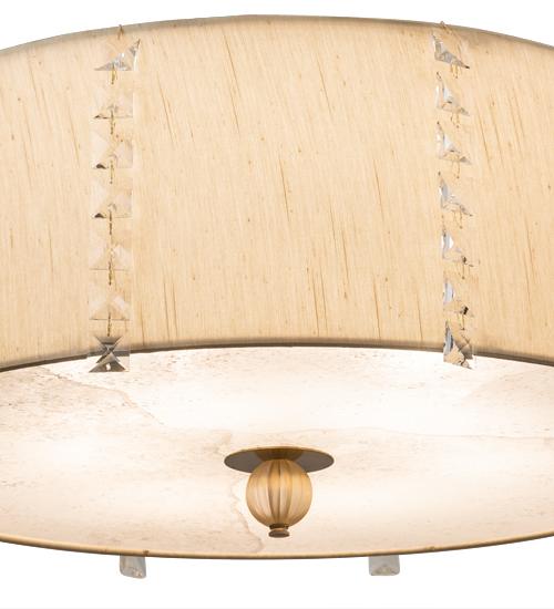Cilindro Lujoso 6 Light 25" Wide Semi-Flush Drum Ceiling Fixture