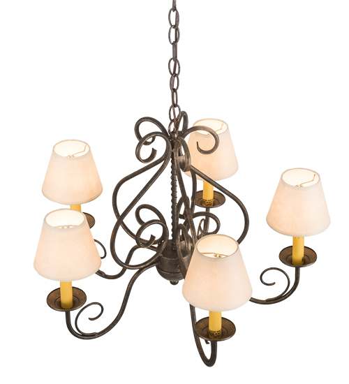 Jenna 5 Light 25" Wide Chandelier