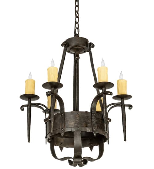 Costello 6 Light 24" Wide Taper Candle Style Chandelier