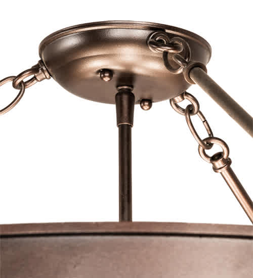 Dionne 4 Light 28" Wide Semi-Flush Bowl Ceiling Fixture