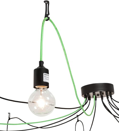 12 Light 120" Wide Suspension Multi Light Pendant