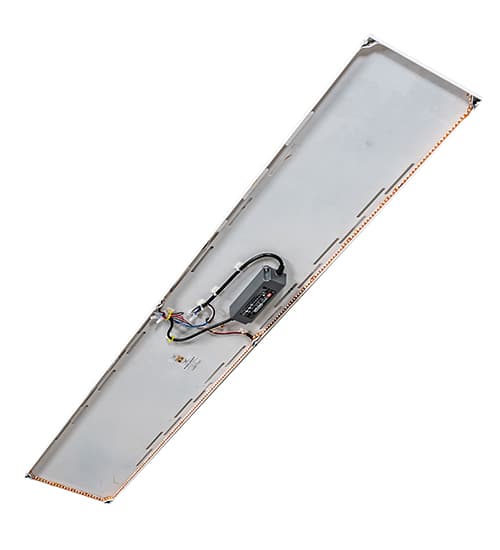 Whispering Pines 62" Wide LED Flush Mount Ceiling Fixture - Flat Black Finish