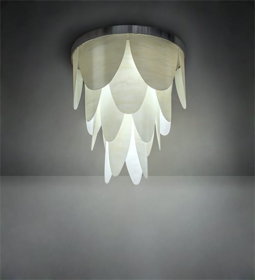 Kronick 12 Light 48" Wide Flush Mount Waterfall Ceiling Fixture
