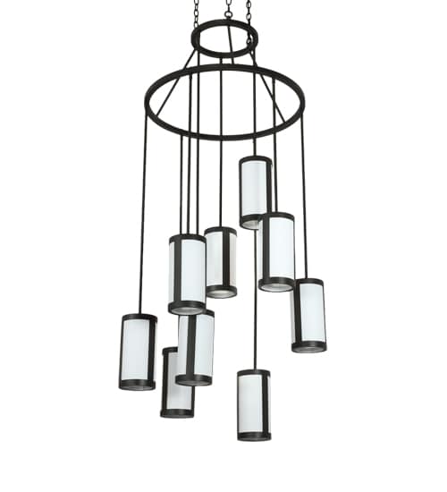 Cartier 9 Light 35" Wide Ring Chandelier