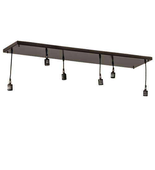 6 Light 13" Wide Multi Light Pendant