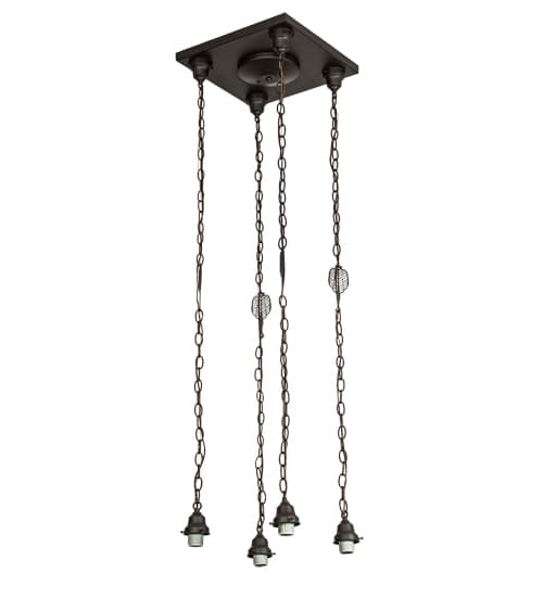 4 Light 21" Wide Multi Light Pendant