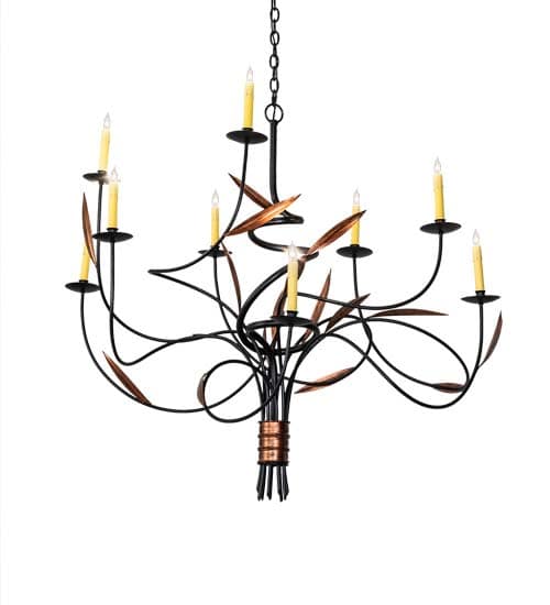 Layla 9 Light 42" Wide Taper Candle Style Chandelier