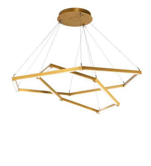 2 Light 70" Wide Suspension Multi Light Pendant