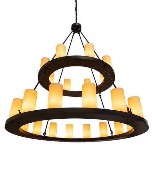 Loxley 24 Light 54" Wide Ring Chandelier