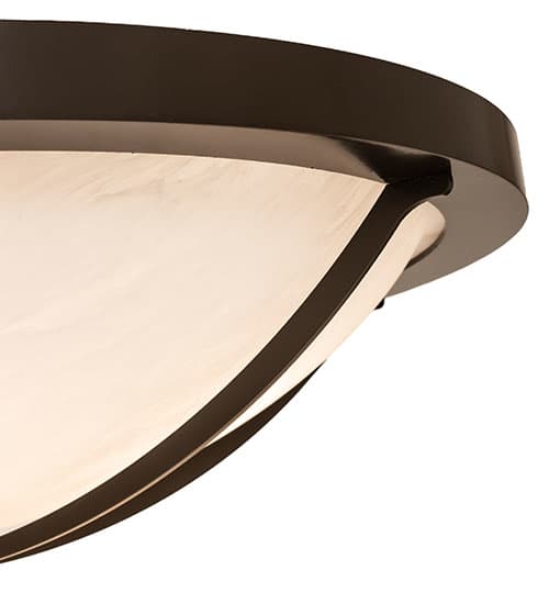 Dominga 4 Light 24" Wide Flush Mount Bowl Ceiling Fixture - Timeless Bronze Finish