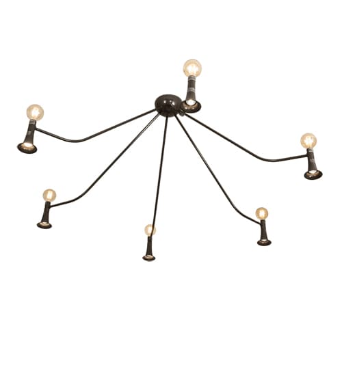Alva 6 Light 76" Wide Abstract Chandelier