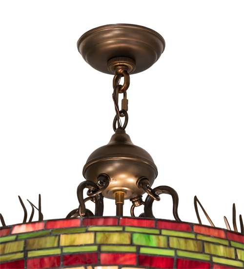 4 Light 24" Wide Pendant