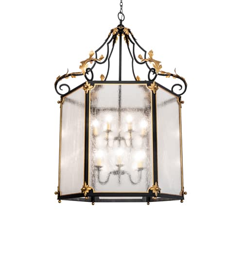 12 Light 48" Wide Taper Candle Pendant