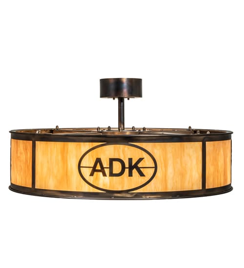8 Light 37" Wide Pendant