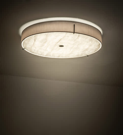 Cilindro 30" Wide LED Semi-Flush Drum Ceiling Fixture