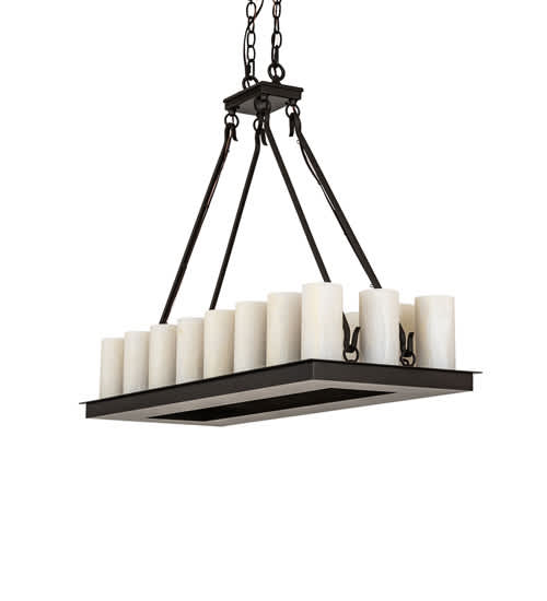 Long Loxley 18 Light 15" Wide Linear Chandelier