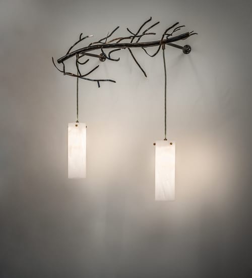 Winter Solstice 2 Light 24" Tall Wall Sconce