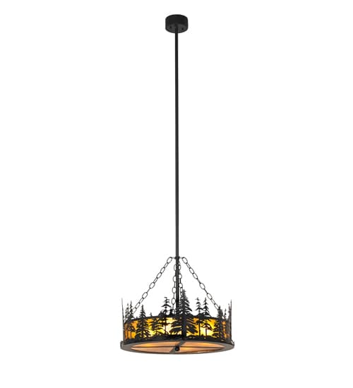 4 Light 23" Wide Pendant