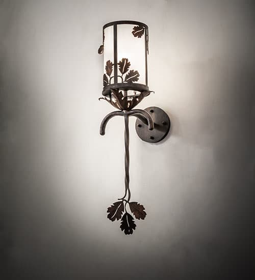 Blue Oak 28" Tall Wall Sconce