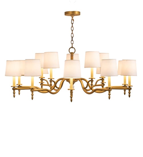 Toby 15 Light 52" Wide Chandelier