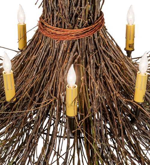 Twigs 8 Light 36" Wide Abstract Chandelier