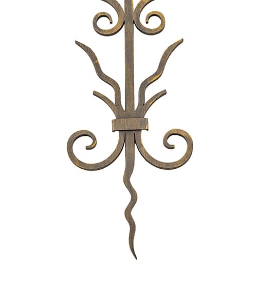 3 Light 36" Tall Wall Sconce
