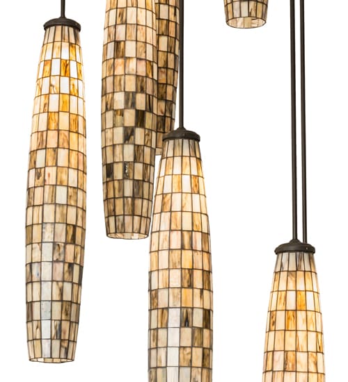 8 Light 48" Wide Multi Light Pendant