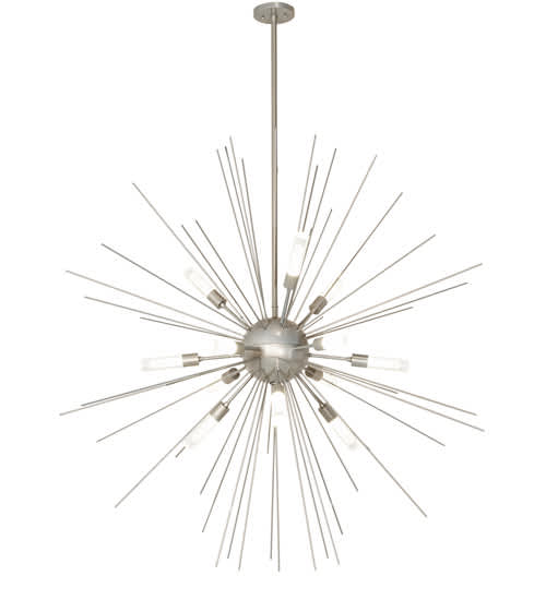12 Light 48" Wide Abstract Pendant