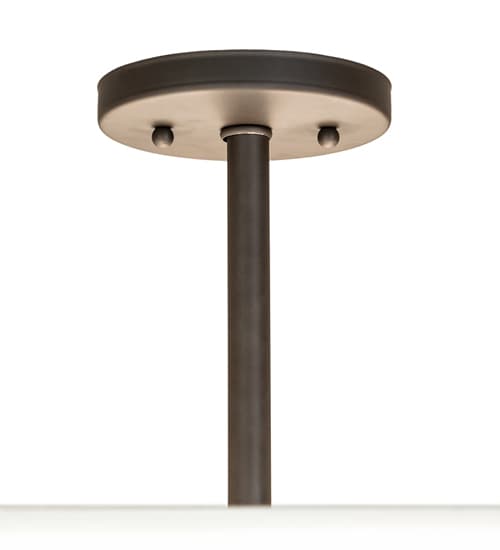 Cilindro 3 Light 36" Wide Semi-Flush Drum Ceiling Fixture - Oil Rubbed Bronze Finish