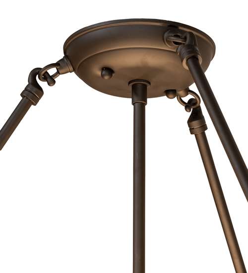 Cypola 5 Light 27" Wide Semi-Flush Bowl Ceiling Fixture