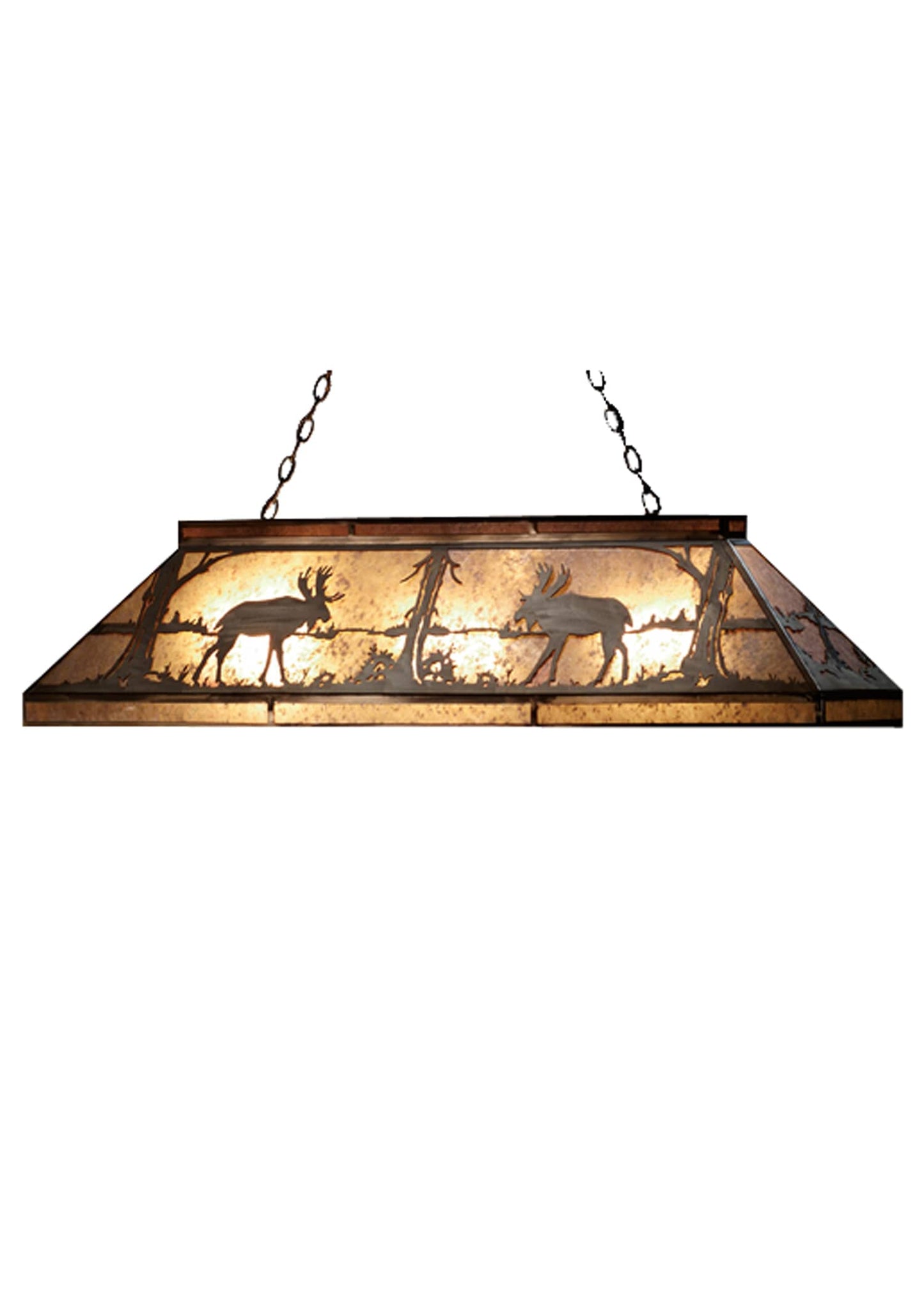 61" L Moose At Lake Island / Billiard Fixture