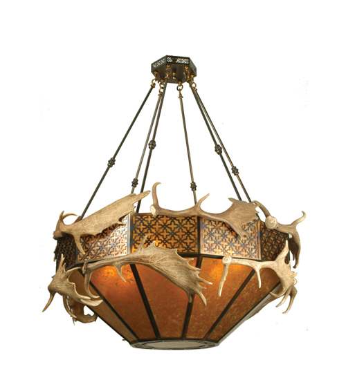 Antlers 8 Light 50" Wide Pendant