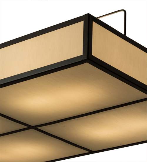 Kyoto 8 Light 45" Wide Semi-Flush Square Ceiling Fixture