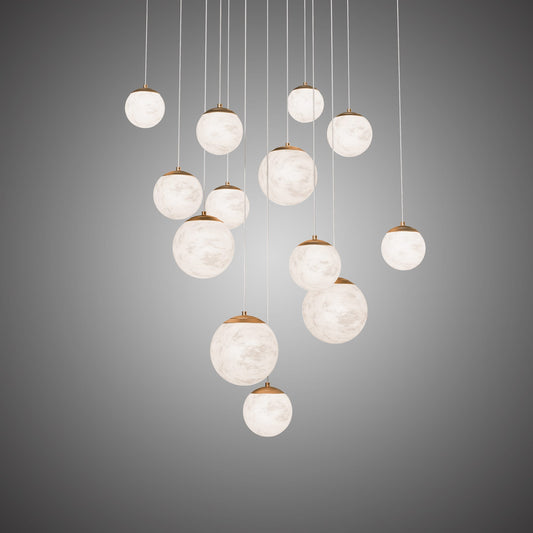 Pisces 13 Light 20" Wide LED Multi Light Pendant