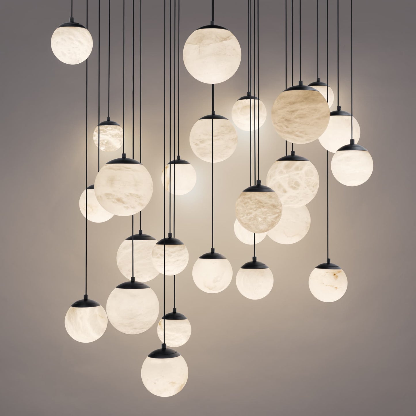 Pisces 25 Light 28" Wide LED Multi Light Pendant
