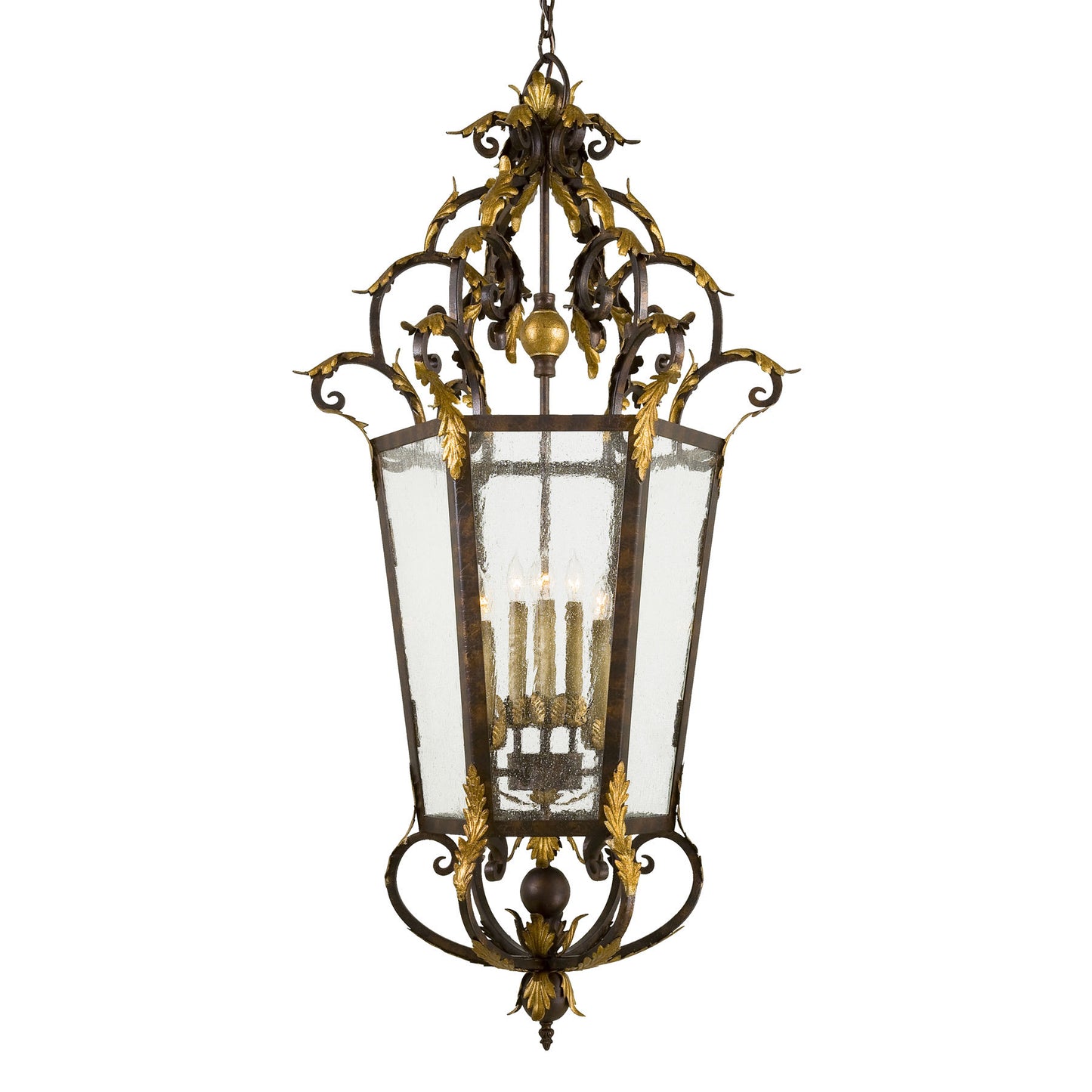 8 Light Lantern Pendant from the Zaragoza Collection