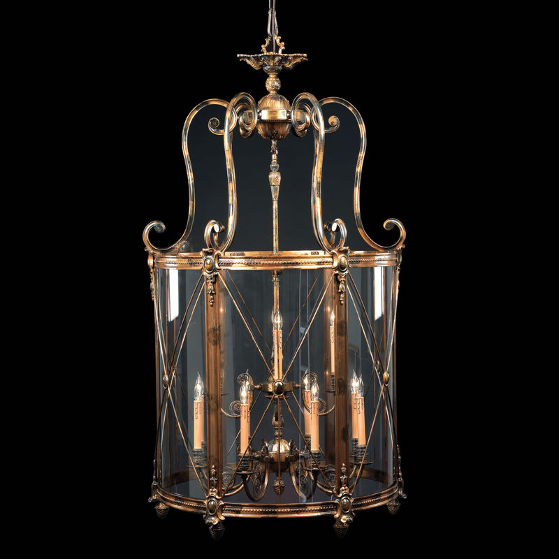 12 Light Lantern Pendant from the Foyer Collection