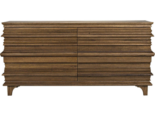 Bernard 6-Drawer Dresser in Dark Walnut