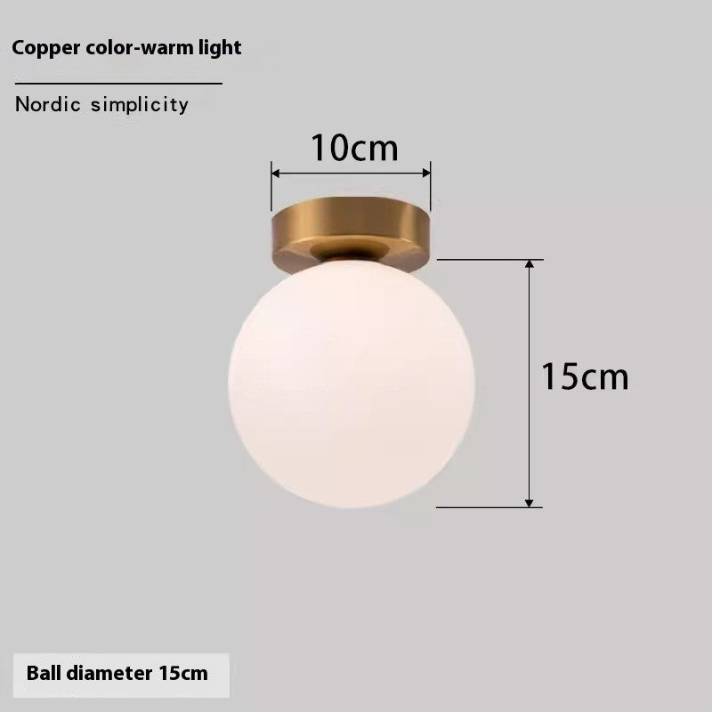 Nordic Round Spherical Wall Lamp