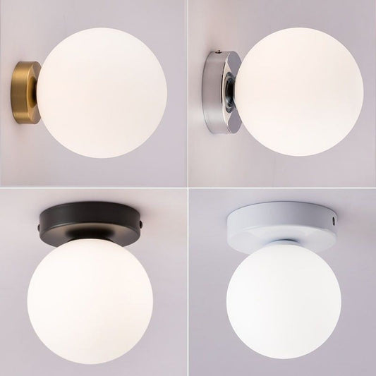Nordic Round Spherical Wall Lamp