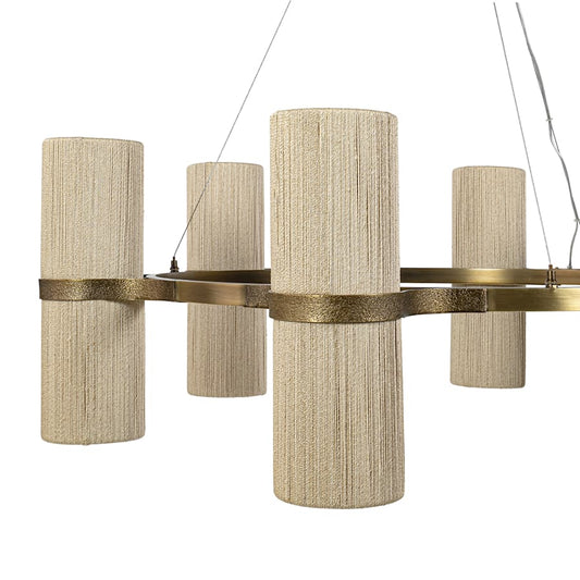 Palecek Sinclair 16 Light 51" Wide Ring Chandelier