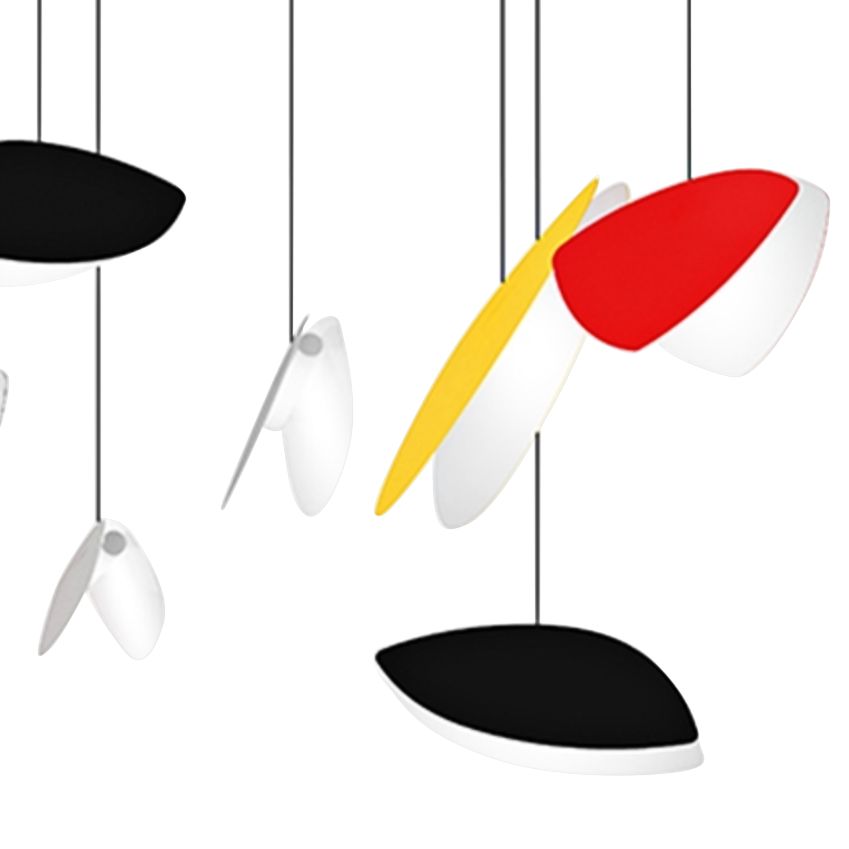 Papillons??30"W Multi-Color 13-Light LED Pendant Light
