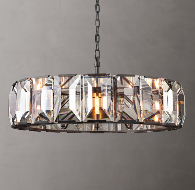 Harlows Crystal Round Chandelier 43"