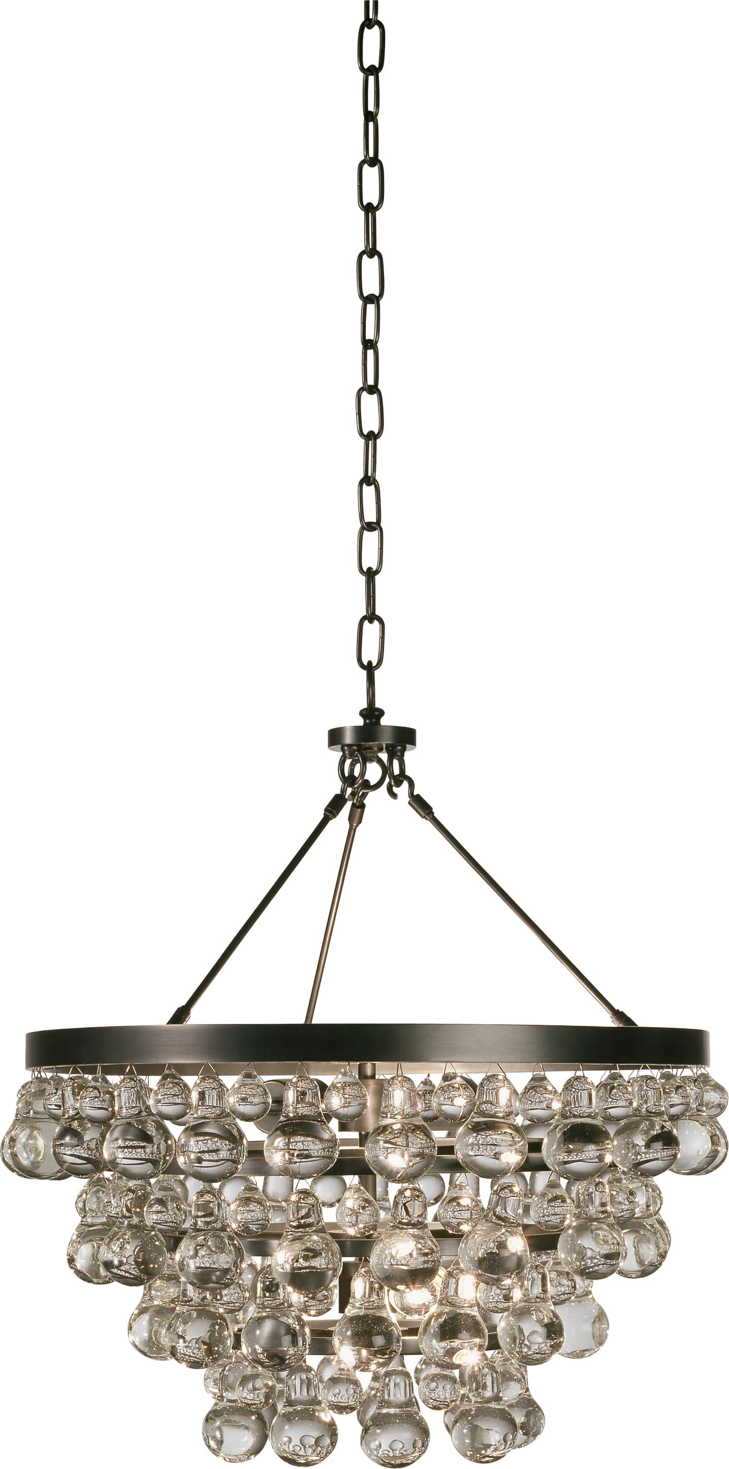 Bling 4 Light 21" Chandelier / Semi-Flush Ceiling Fixture