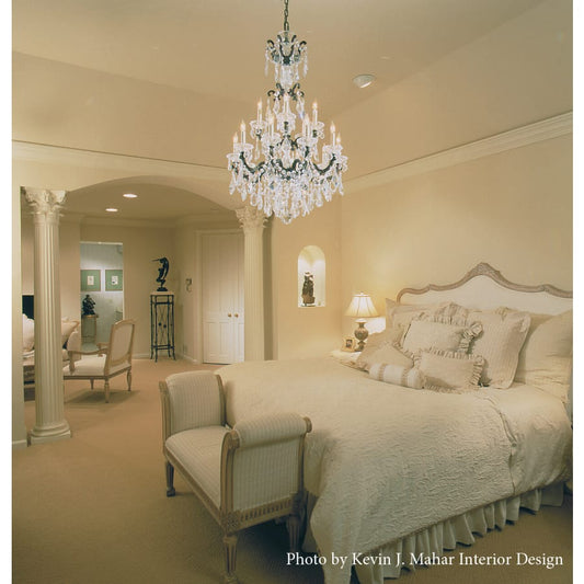 Schonbek La Scala 15 Light 28" Wide Crystal Chandelier