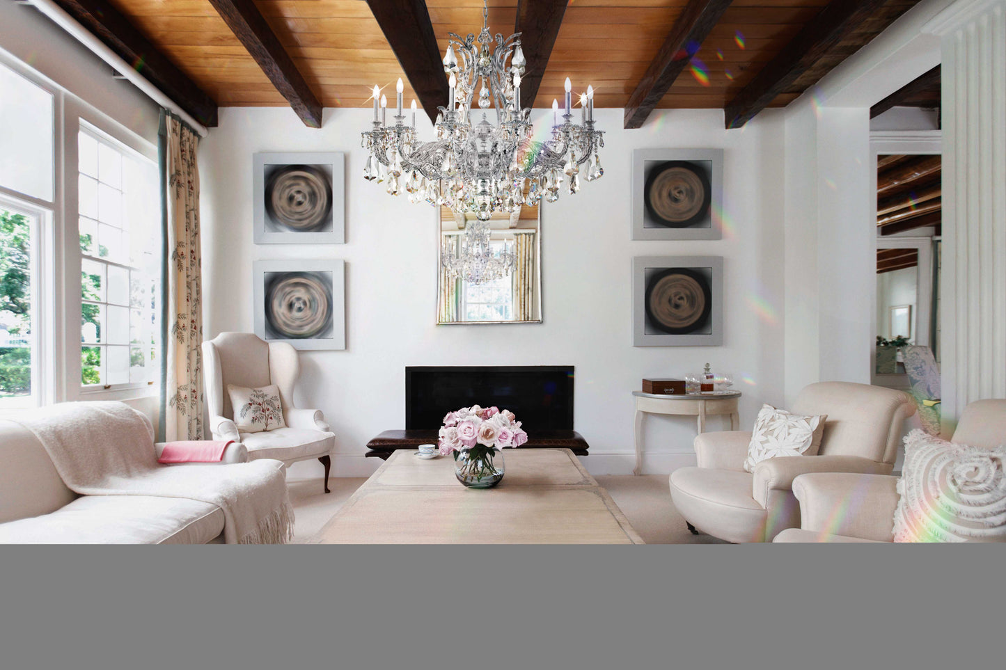 Sophia 12 Light 39" Wide Crystal Chandelier with Clear Optic Crystals