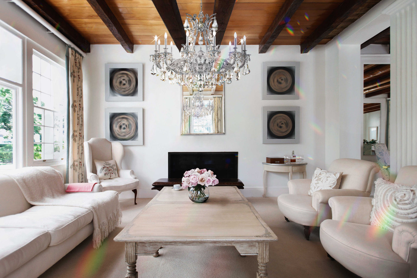 Sophia 12 Light 39" Wide Crystal Chandelier with Swarovski Crystals